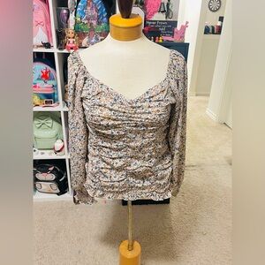 CBRAND Floral Long Sleeve Top